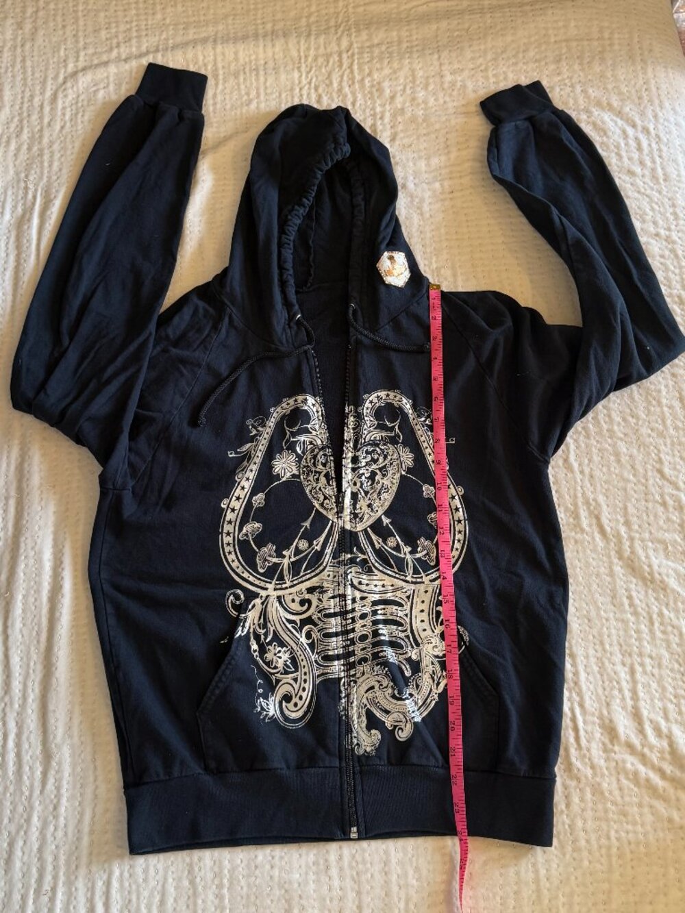 Jared Gold silver organs hoodie